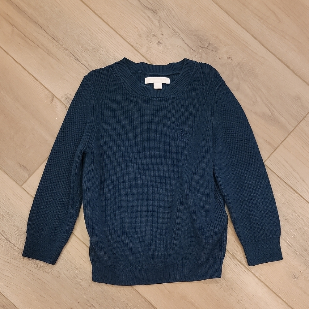 Burberry Children Green Crewneck Sweater Size 6Y